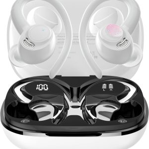 AI Instant Translator Earphone with 164 Languages, 7 Translation Modes, 3 in 1 Instant Voice Translator, Earpiece Instant Translation White